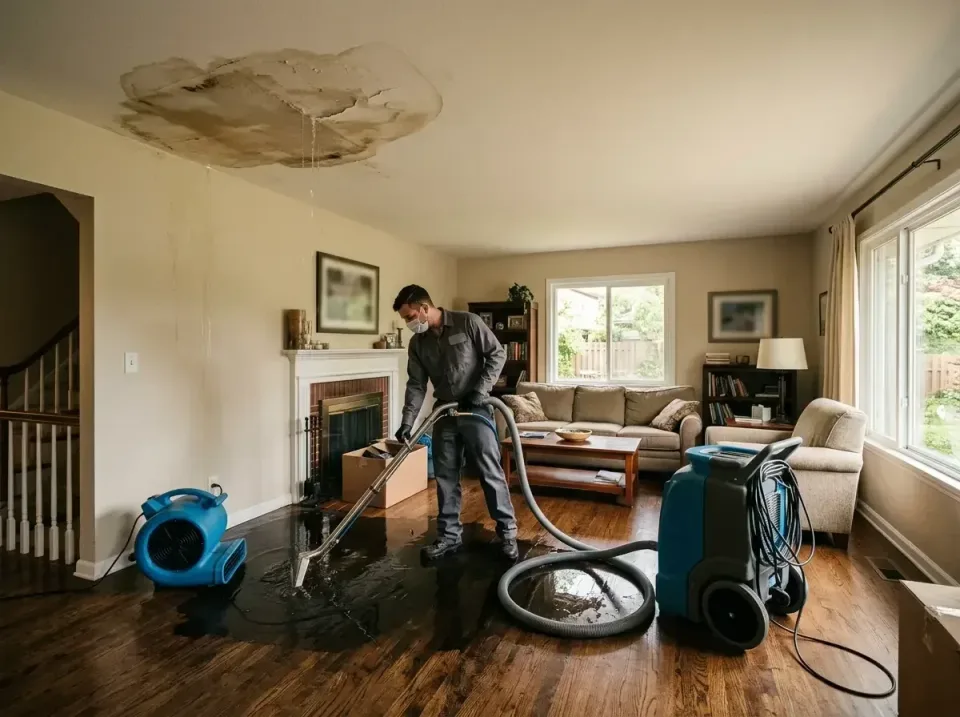 attic-pipe-burst-ceiling-drip-008 — frequently asked questions, Water Damage Restoration & Carpet Care in Anderson, IN